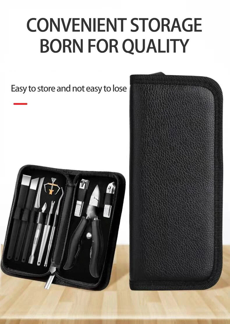 14Pcs Toenail Clippers for Thick Ingrown Toe Nails Heavy Duty Nail Clippers Kit