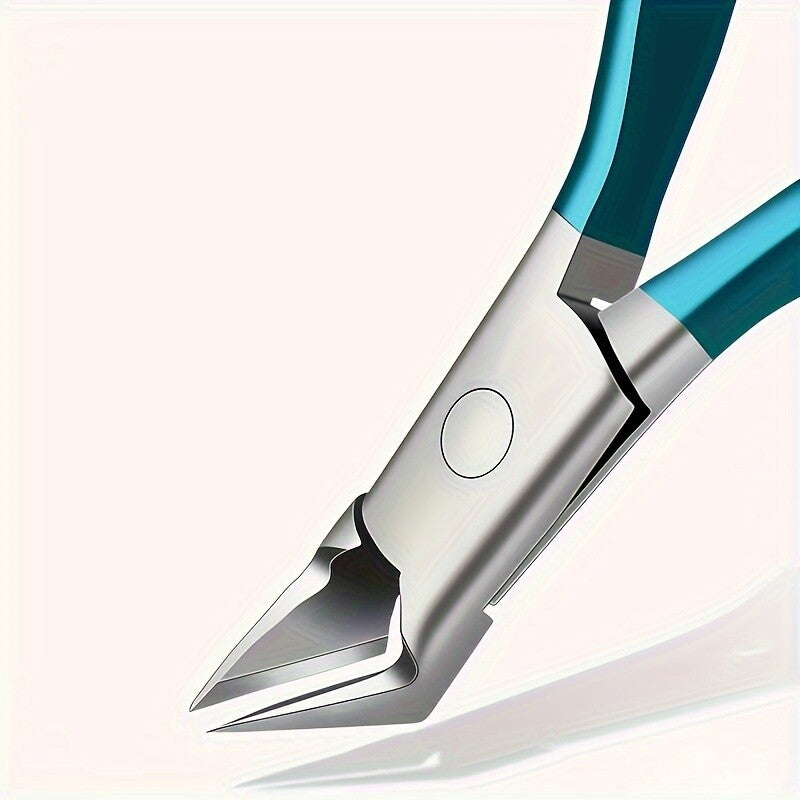 Stainless Steel Toenail Clippers - Classic Style Straight Edge Nail Clipper for
