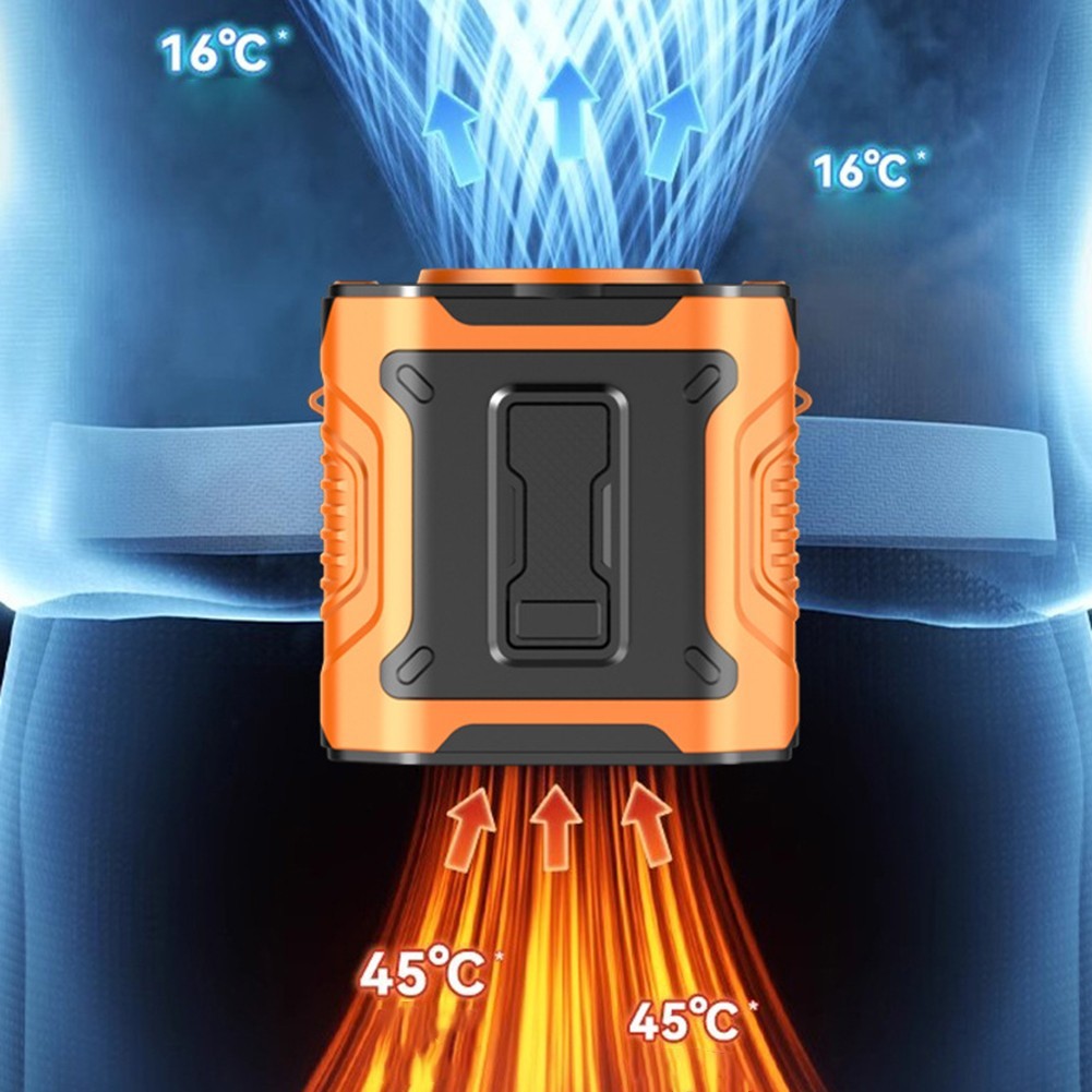Lightweight Portable Waist Fan with Long Lasting Battery Life for Outdoors