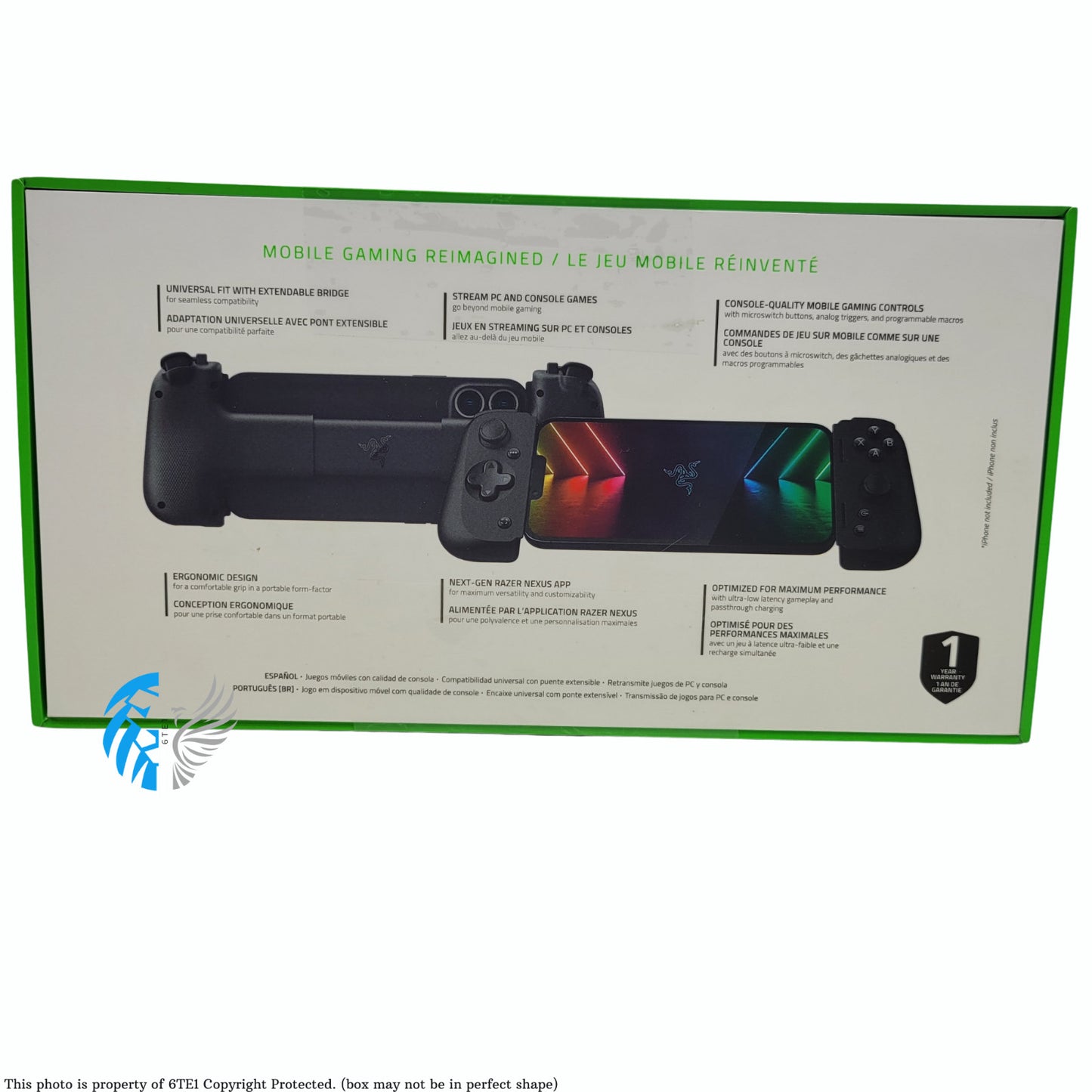 Razer Kishi V2 Universal Mobile Gaming Controller for iPhone (RZ06-04190100) LN™