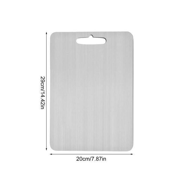 Titanium Cutting Board Double-Sided Titanium Cutting Boards for Kitchen Camping