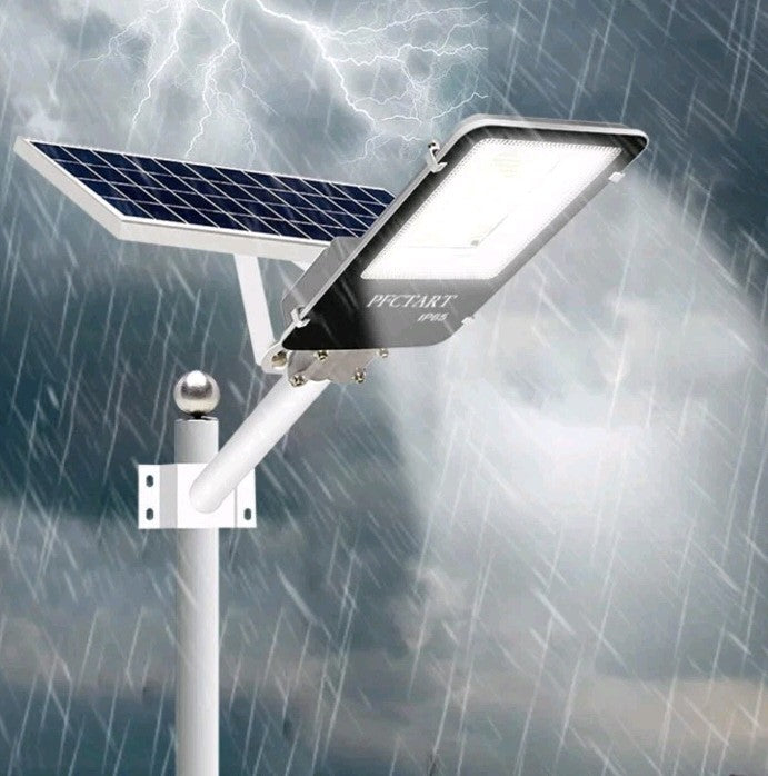 1000W Solar Street Lights LED Road Lamp with Remote - Ideal for Parking Lot Yard