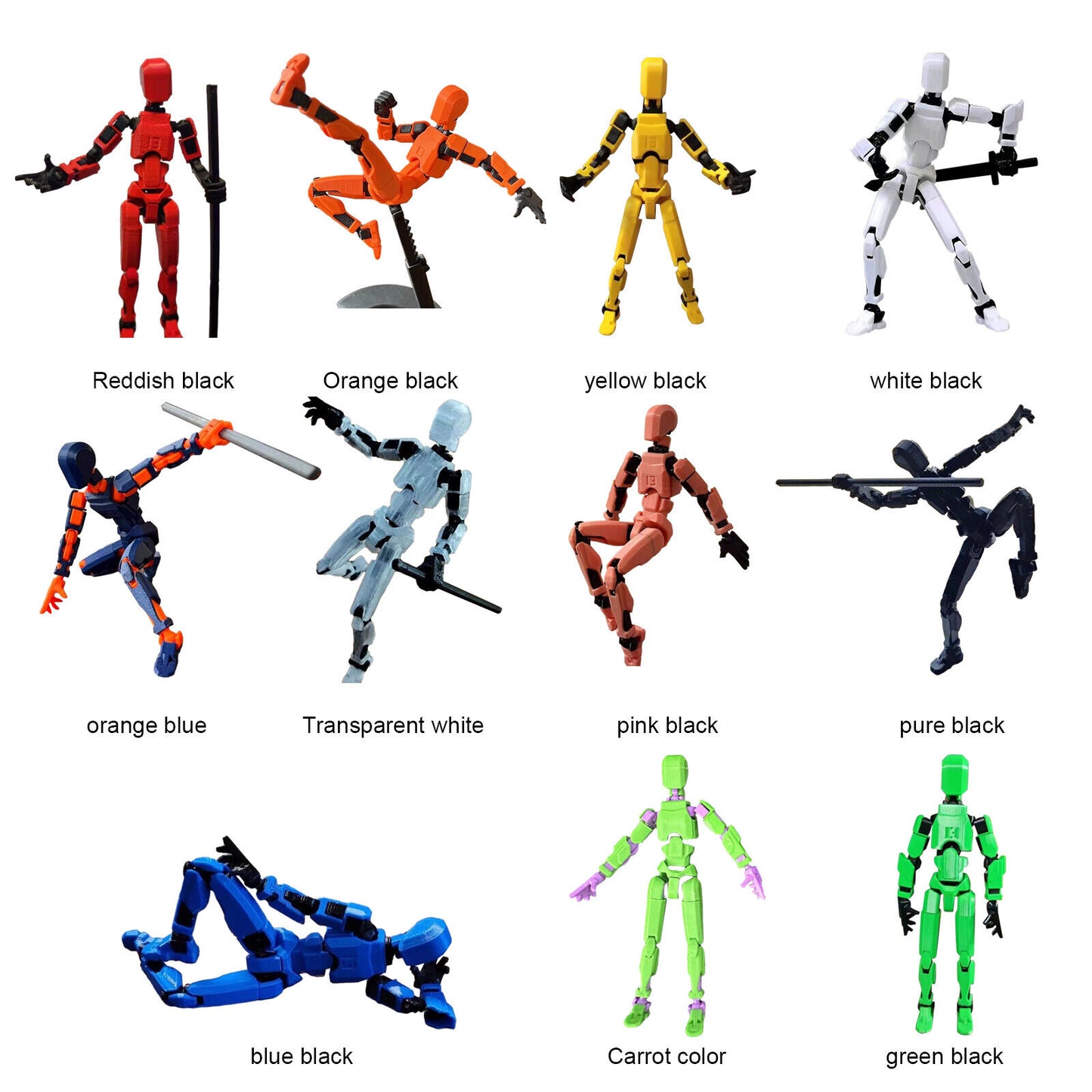 Titan 13 Action Figure- Robot Action Figure-3D Printed Action T13 Action Figure