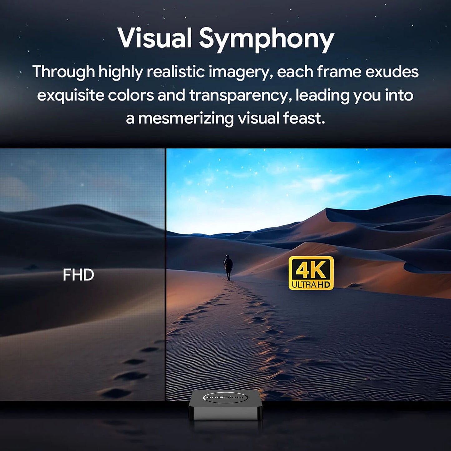 4K HDR10+ Smart TV Box Allwinner H313 2GB16GB Dual Wifi Set Top Box Media Player