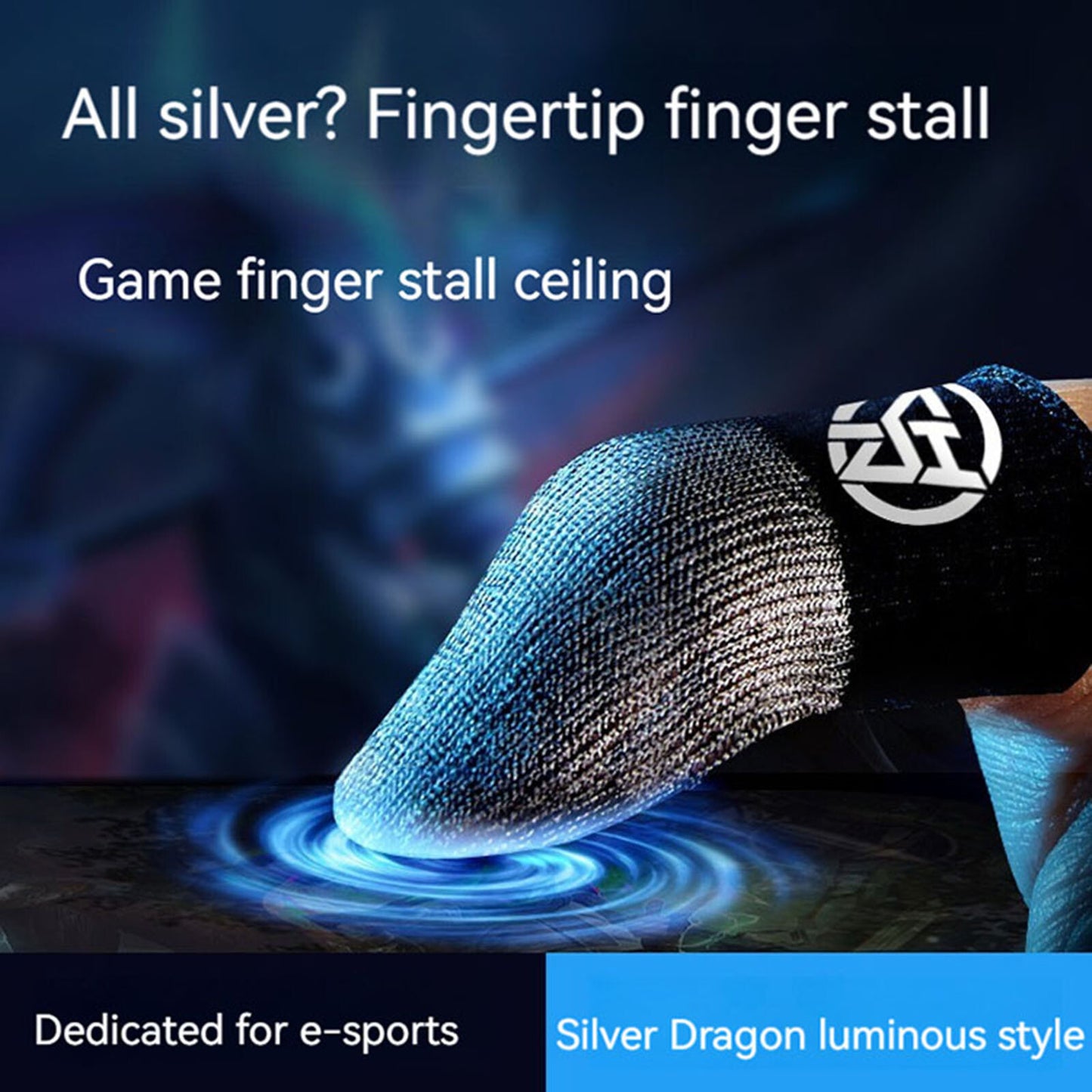 Game Finger Sleeves Anti-sweat Cover Thumbs Gloves for Smart Touch Screen Phones