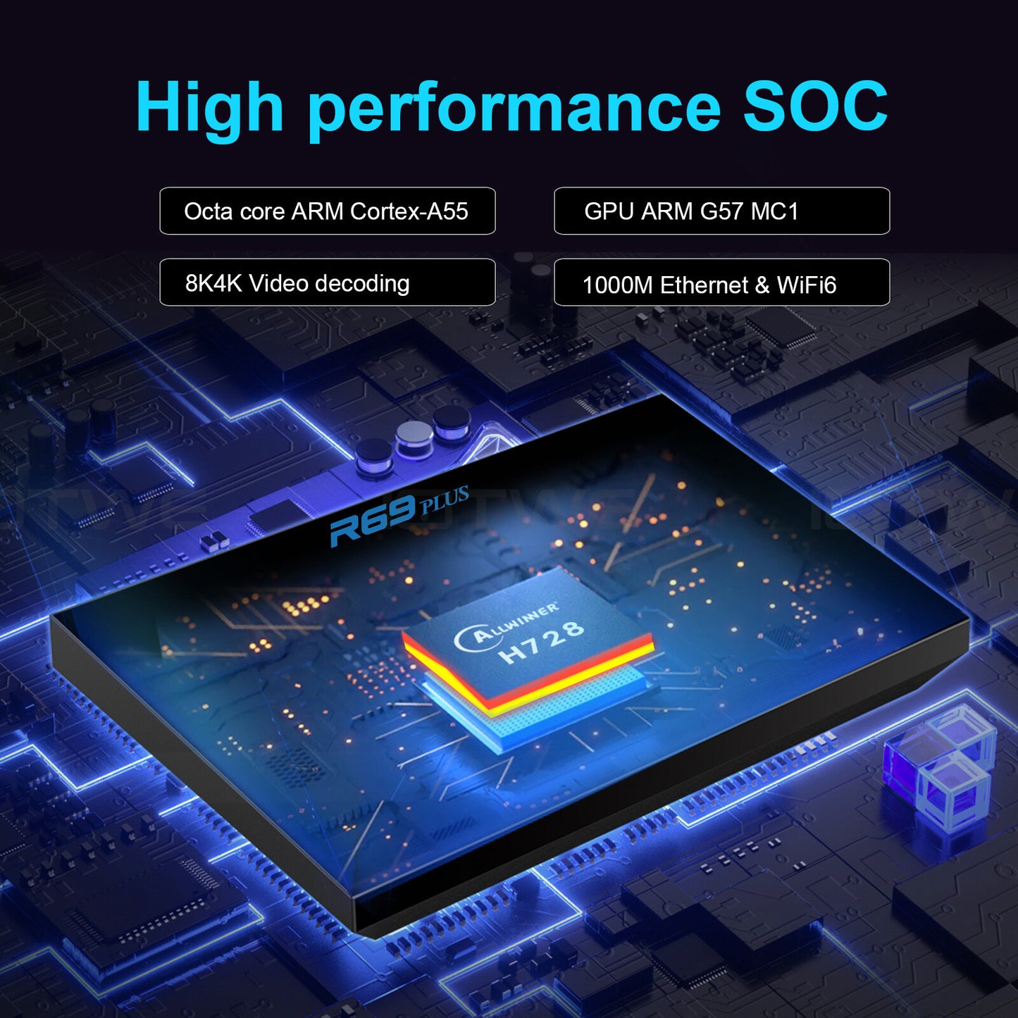 NEW Smart TV BOX Android 32 GB 1000M 2.4G/5G WIFI6 Media Player Octa Core 2025
