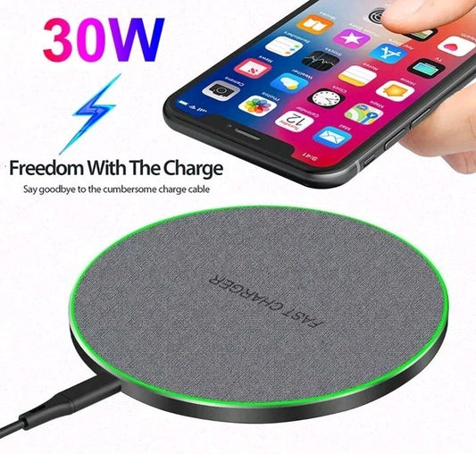 30W Wireless Charger Fast Charging Mat For Google Pixel 9Pro Fold 8 7a 6 5 4XL 3