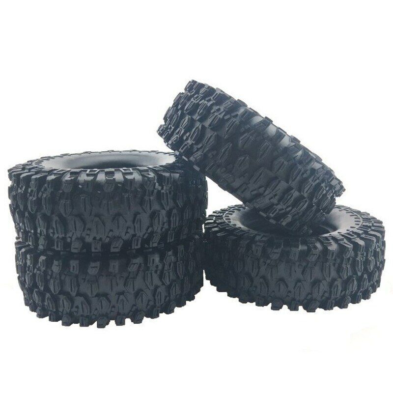 4PCS 1.9 Inch 108/120MM RC Crawler Tires For 1/10 SCX10 90046 D90 RC4WD TRX-4