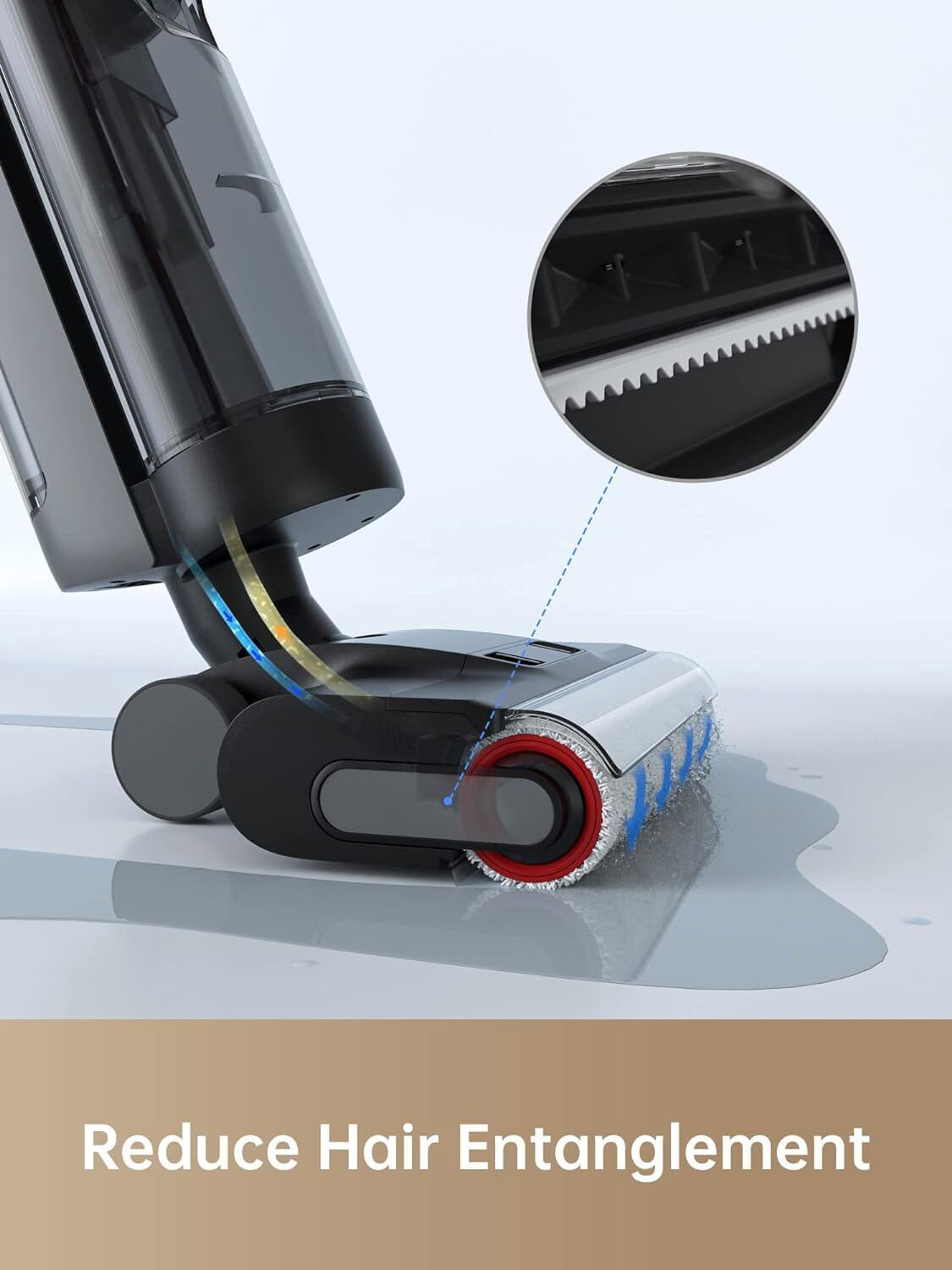 dreame H12 Pro Wet Dry Vacuum Dual Edge Cleaning Hot Air Drying - New