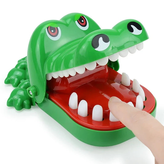 Crocodile teeth toy children's crocodile bites finger teeth game fun.