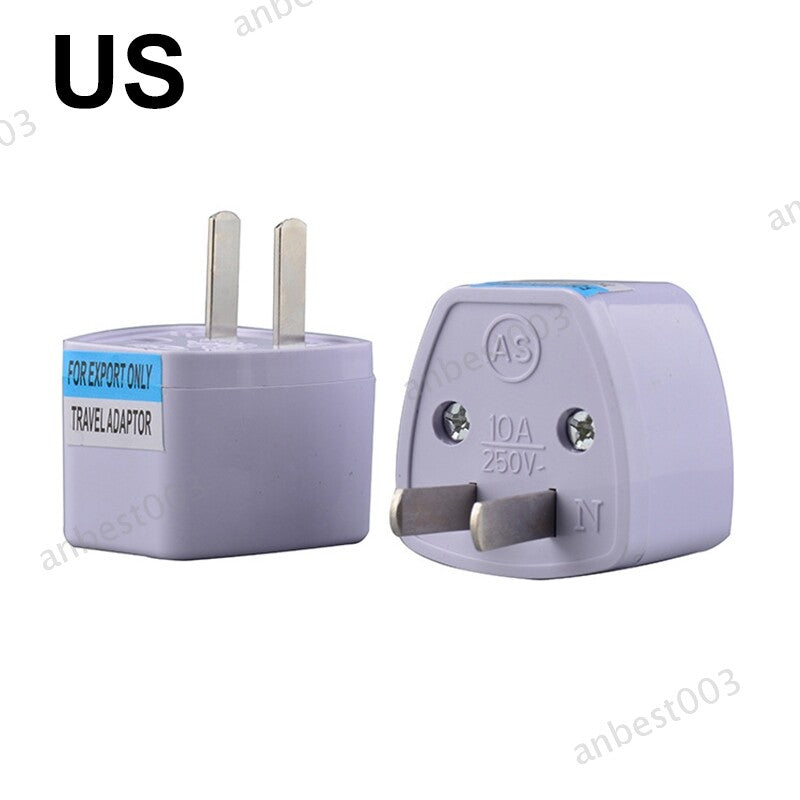 US/UK/AU/DE Plug Adapter USA To Europe Travel Wall AC Power Charger Converter
