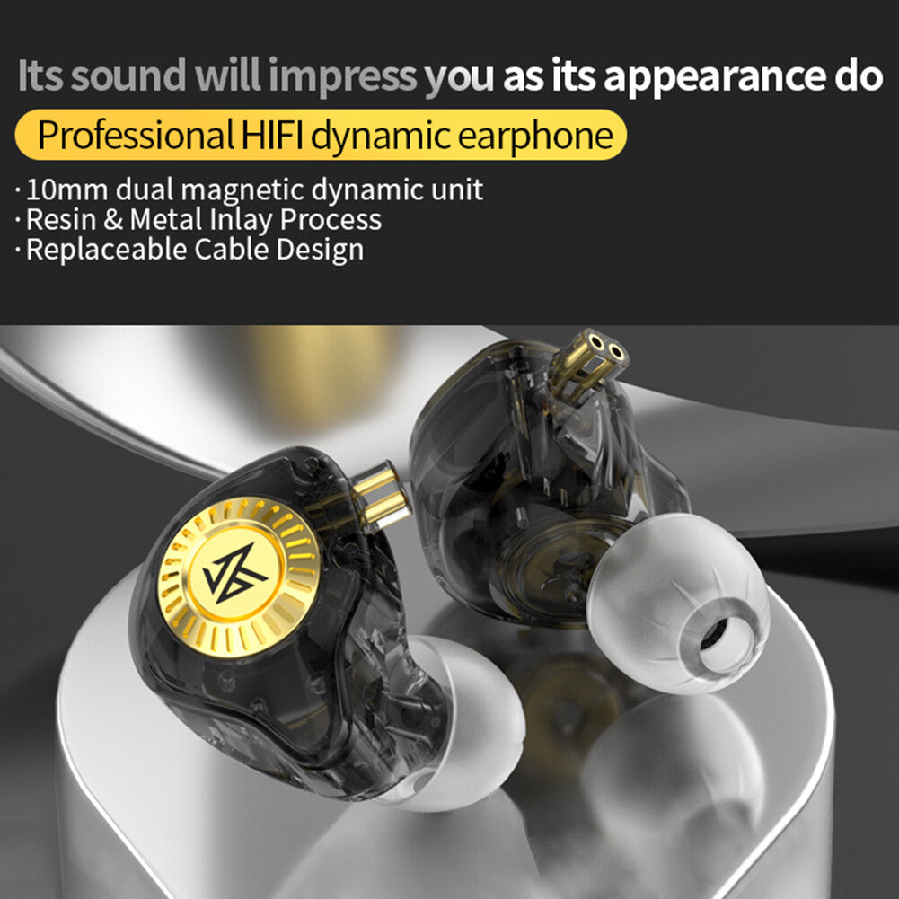 EDX Ultra HiFi Earbuds Ergonomic Wired Headphone 3.5mm Plug for Music Sport Game