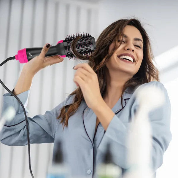 Hot Hair Brush 4 In 1 Hair Dryer Volumizer Brush Dryer Comb For Straightening Cu