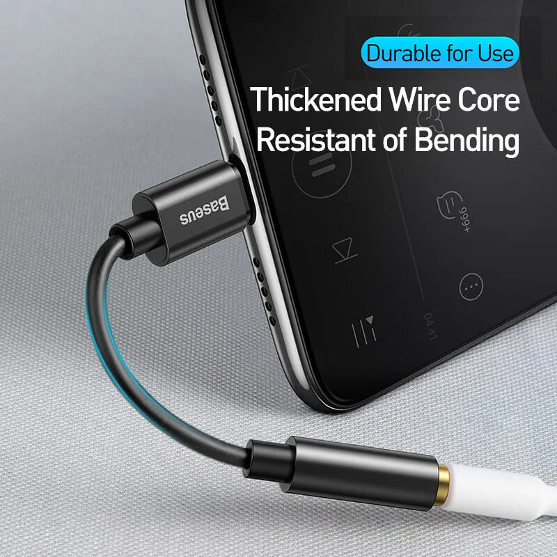 Baseus USB Type C To 3.5mm Earphone Jack OTG Adapter Type-C 3.5 mm Headphone