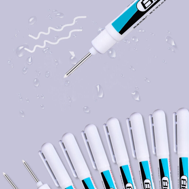 3pcs Oily White Marker Pen Graffiti Pen Permanent Tire Glass Painting Pen 0.7mm