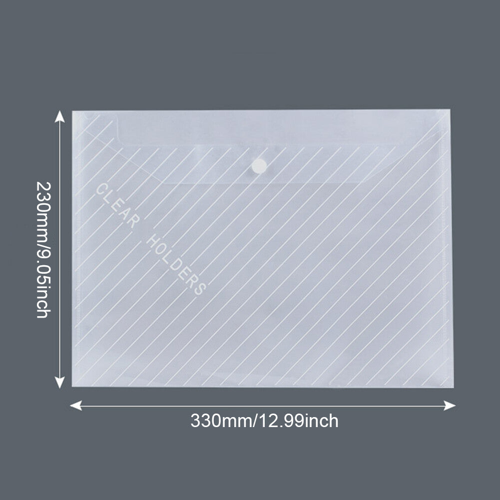 File Folder Plastic A4 Expandable Binder Pocket Perforated Pockets Envelope