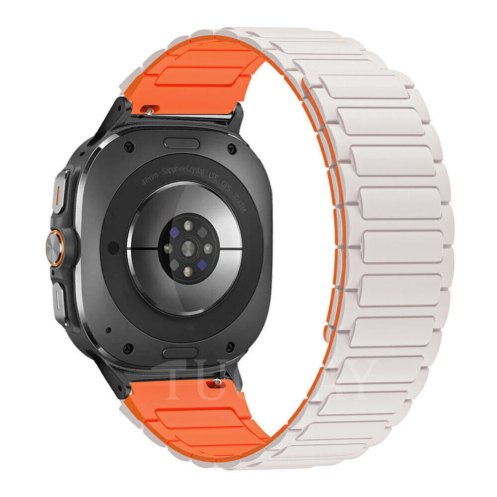 Quick Fit Silicone Band for Samsung Galaxy Watch Ultra 47mm Magnetic Loop Strap