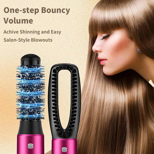 5 In 1 Hair Dryer Brush Kit, Blow Dryer Brush For Drying, Straightening, Volumiz