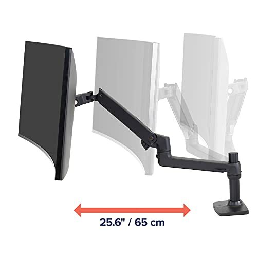 El Gotron LX Desk Mount Monitor Arm Matte Black 34-In (3.2 to 11.3kg) 45-241-224