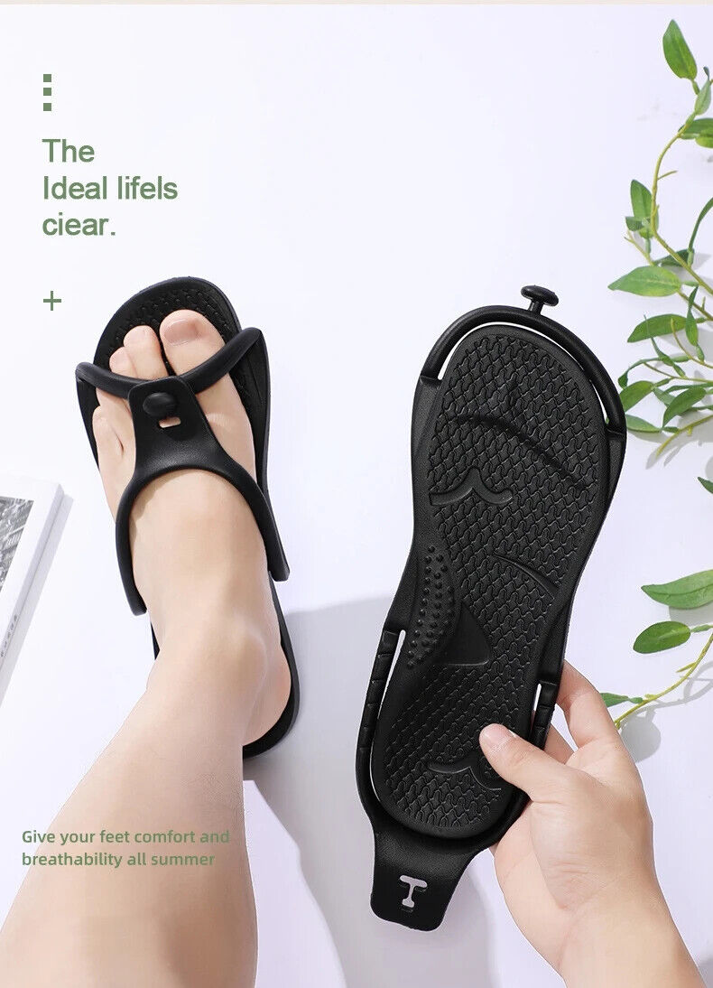 Folding Slippers Trip Travel Portable Slides Light Homestay Bathing Beach Shoes