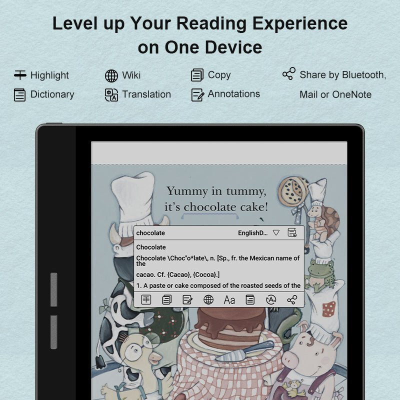 Bigme B751C Ebook Reader 7''E-Ink Color Paper Tablet for Notes,E-Book ereader