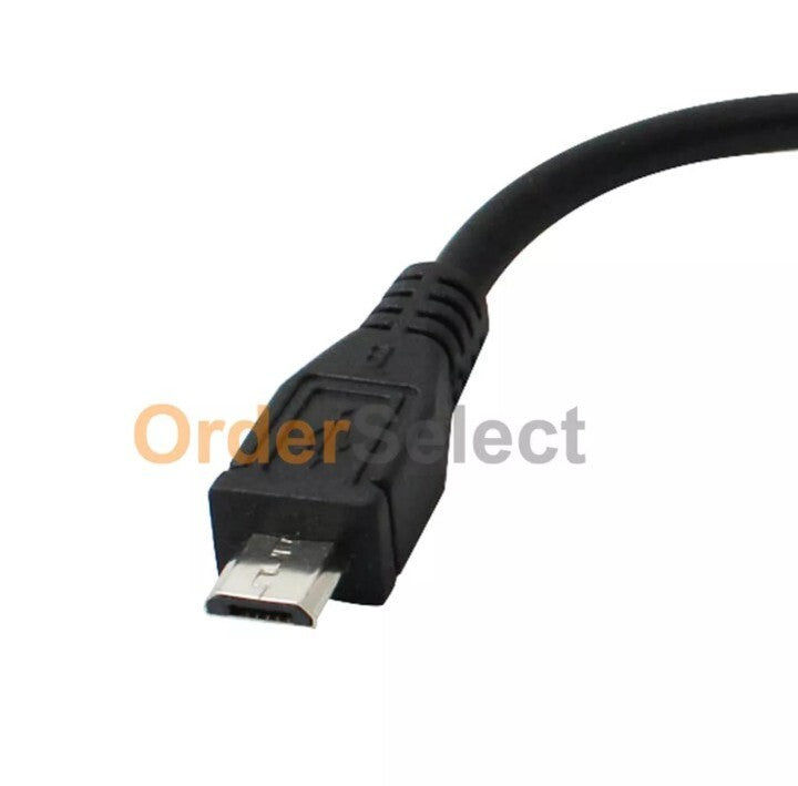 Micro USB B Male to A Female OTG Adapter Converter Cable For Android Samsung