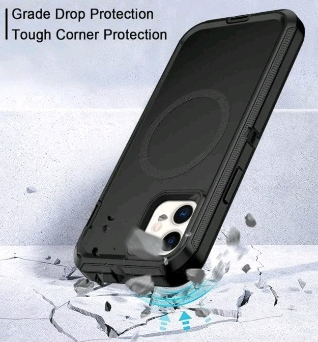 For iPhone 12 / 12 Pro / Heavy duty Case MagSafe Shockproof Cover