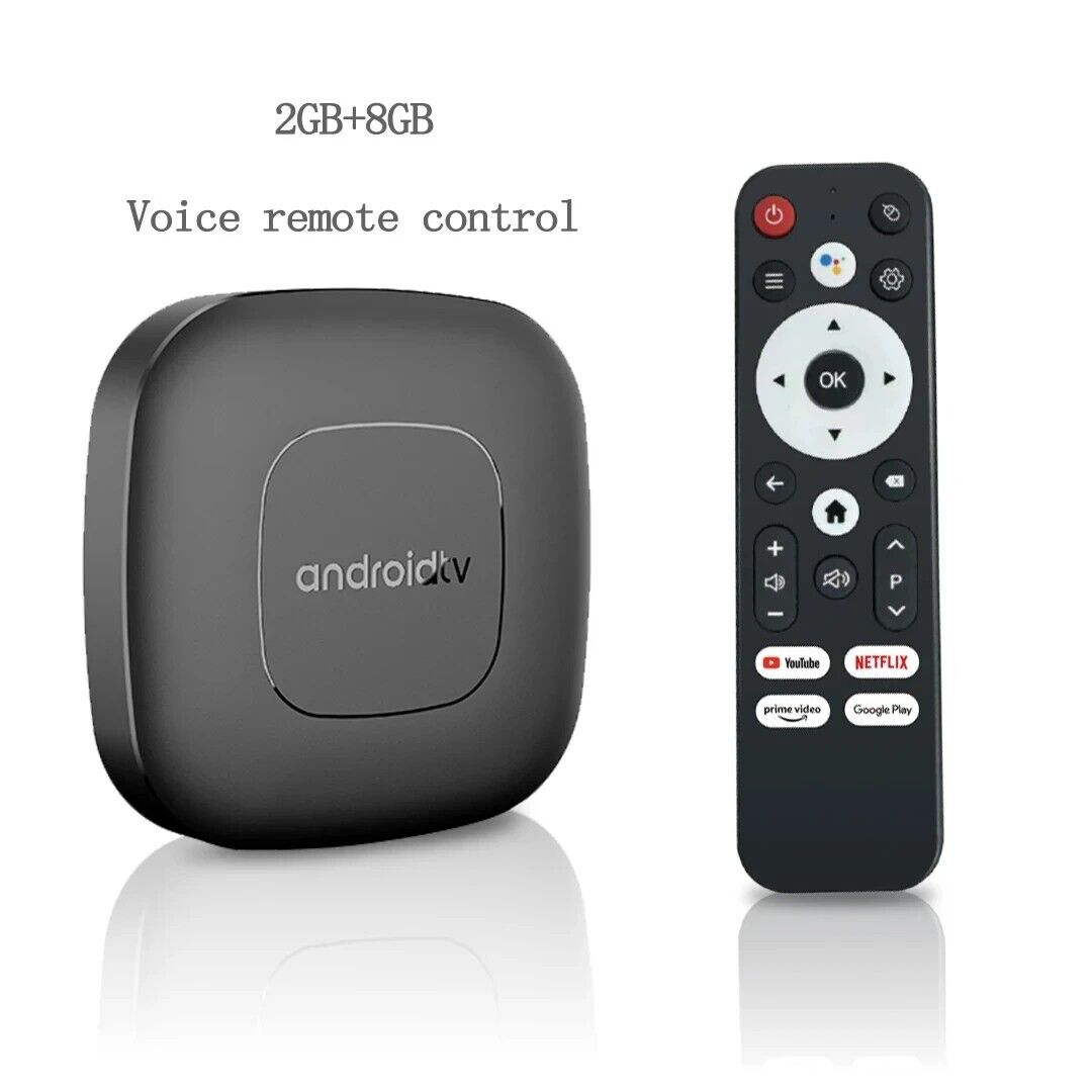 Android 13 TV Box 4K - Allwinner H313, Netflix, Voice Remote, Dual-Band WiFi