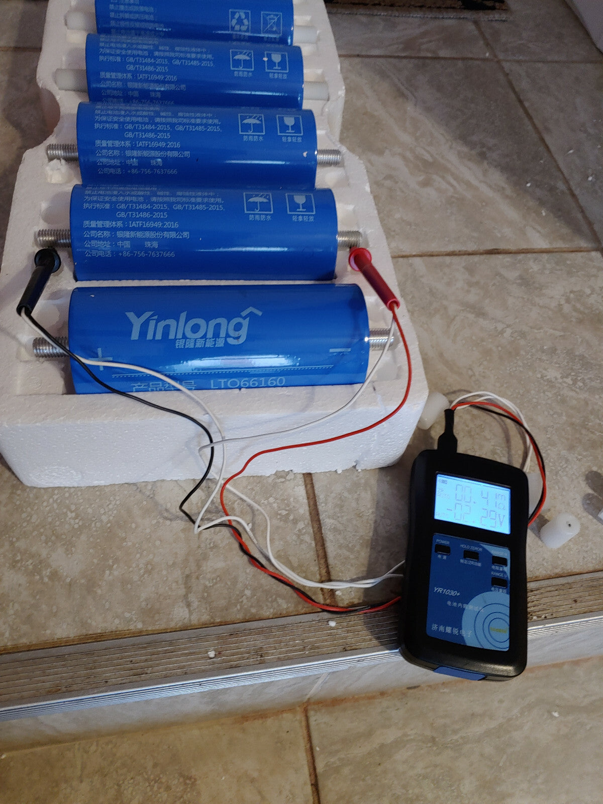 6PCS Yinlong 2.3V 40Ah 66160 Iron Titanate Battery Cylindrical LTO Solar Cells