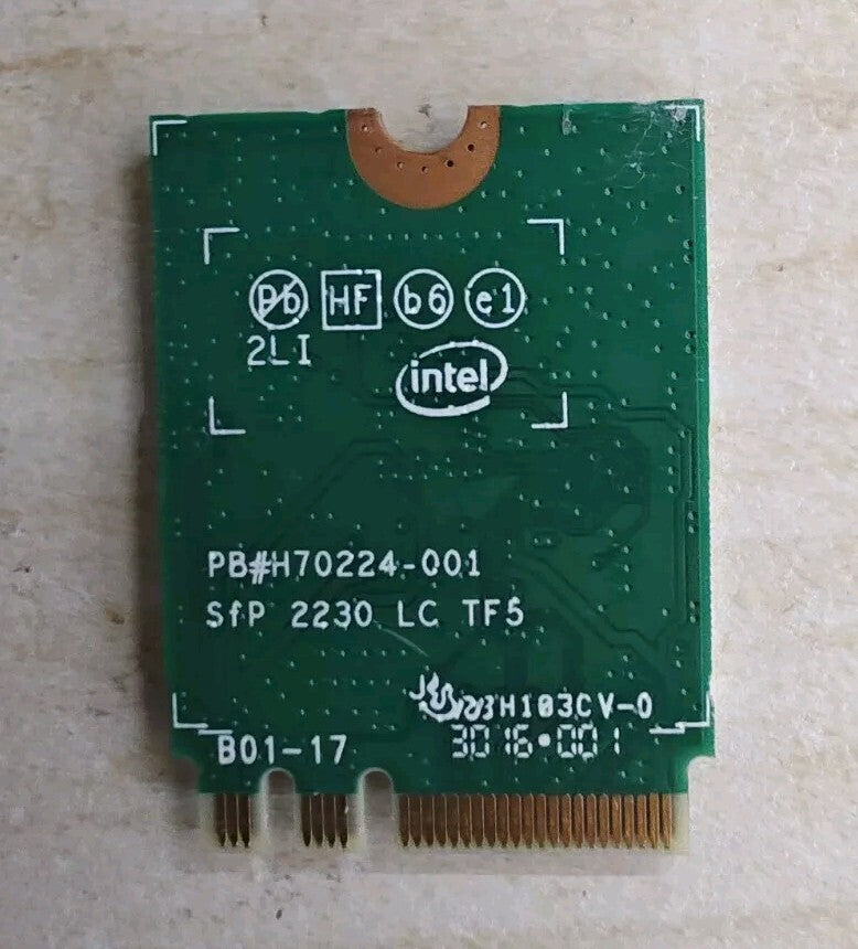 Intel Dual Band Wireless-AC 8260 8260NGW BT NGFF 867Mbps