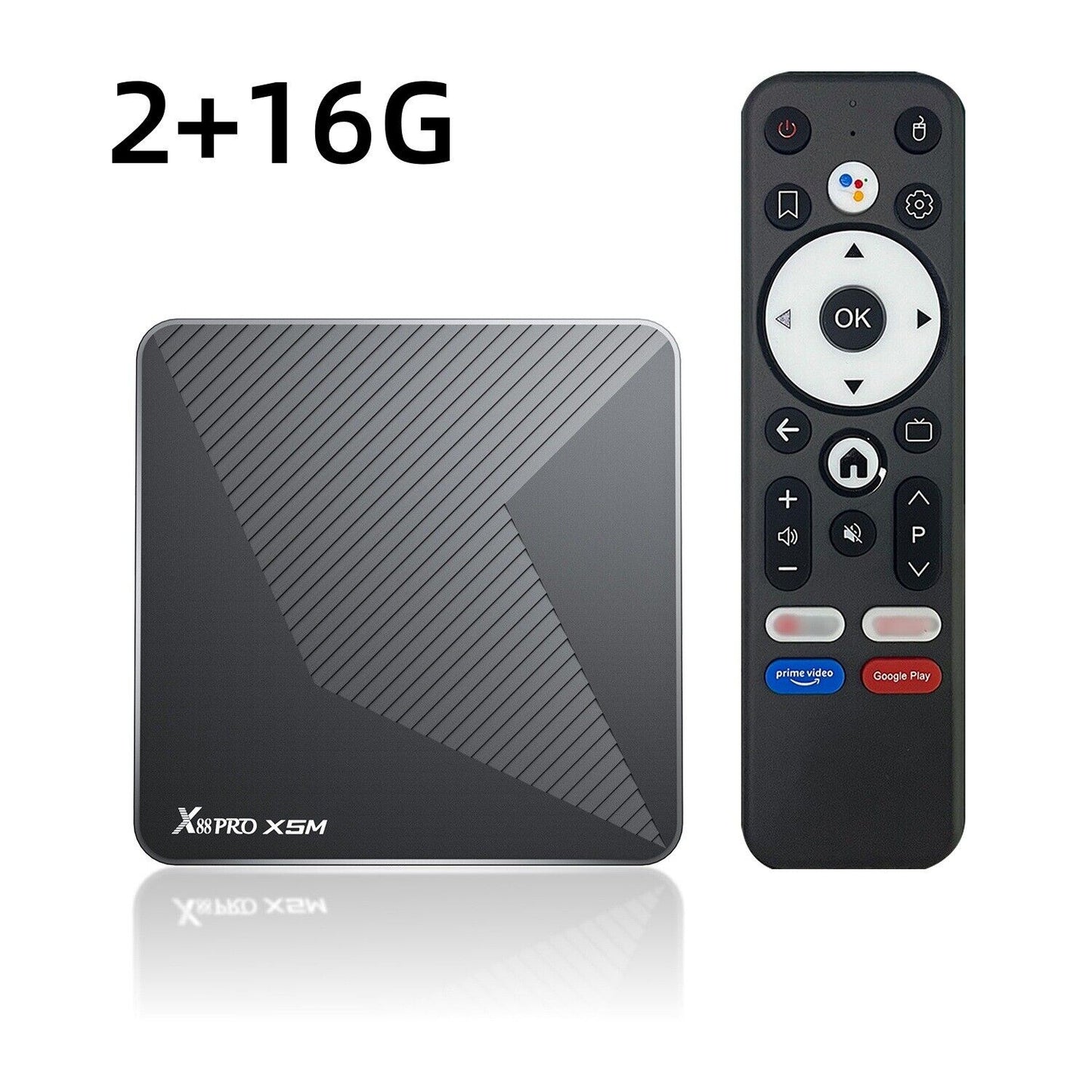 X88 Pro X5 TV Box Android 14 S905X5M 8K Wifi6 BT5.0 Voice Remote Media Player