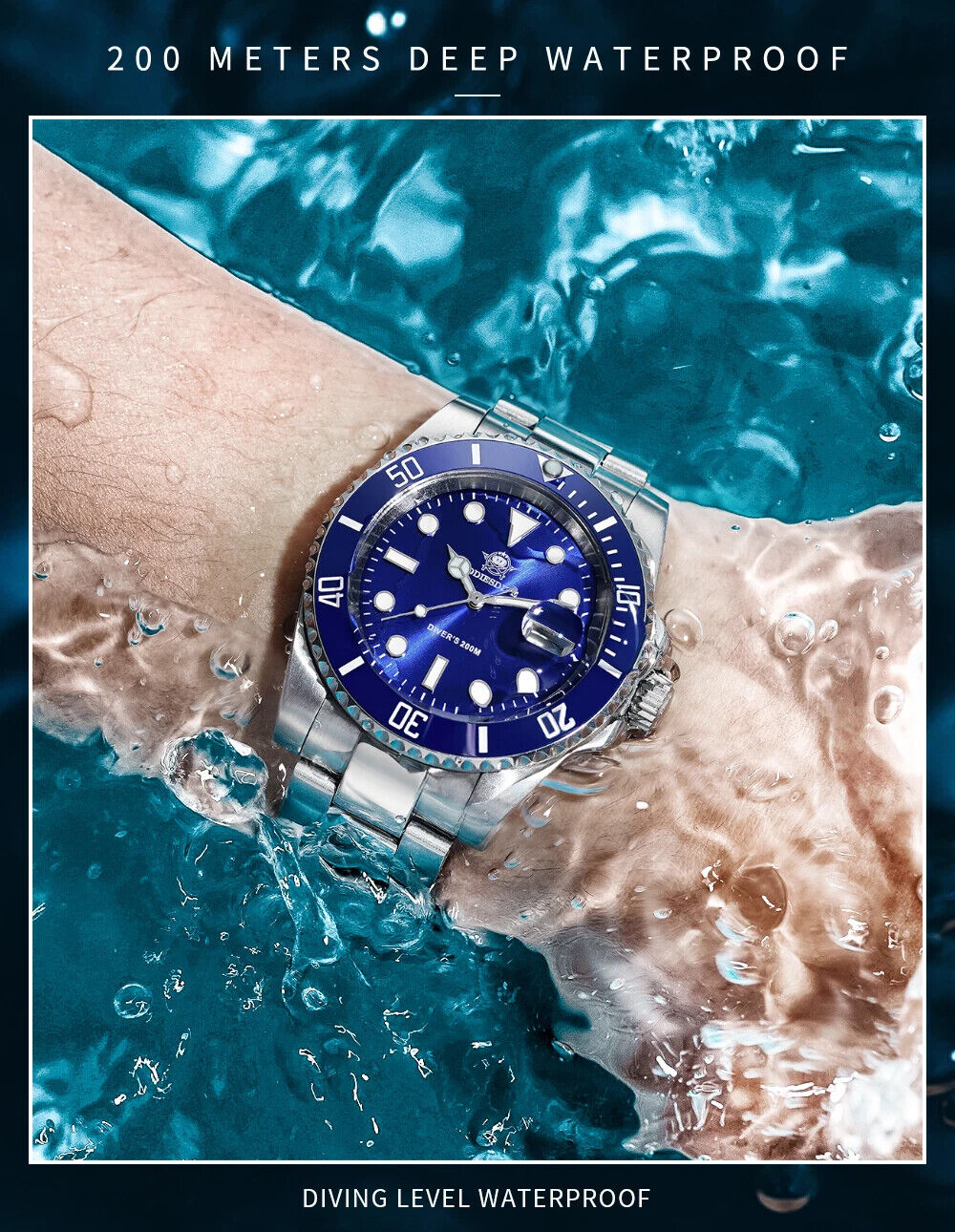 Men's European and American Business Leisure Quartz Watch Waterproof Outdoor New