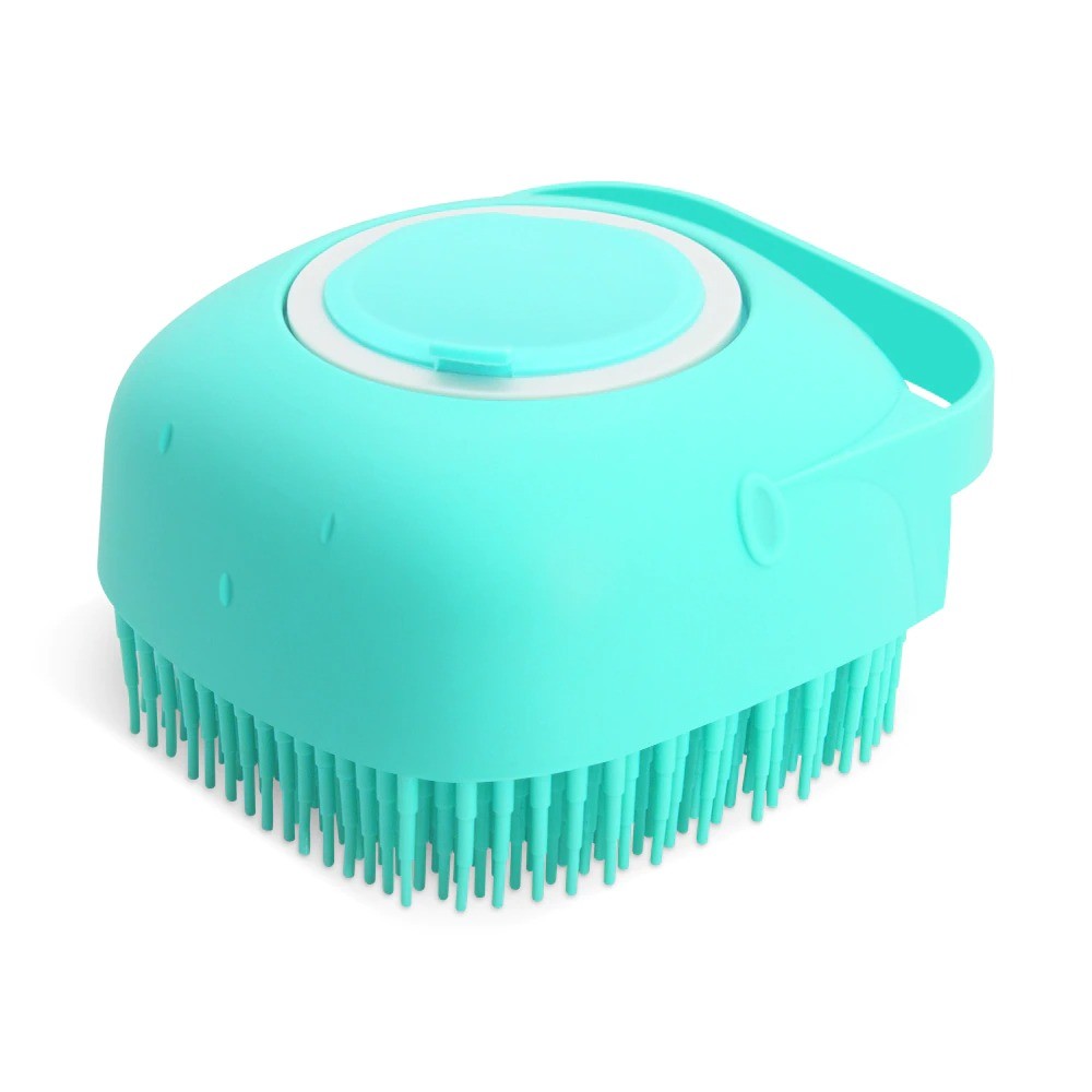 Pet Dog Shampoo Massager Brush Cat Massage Comb Grooming Scrubber Shower Brush F
