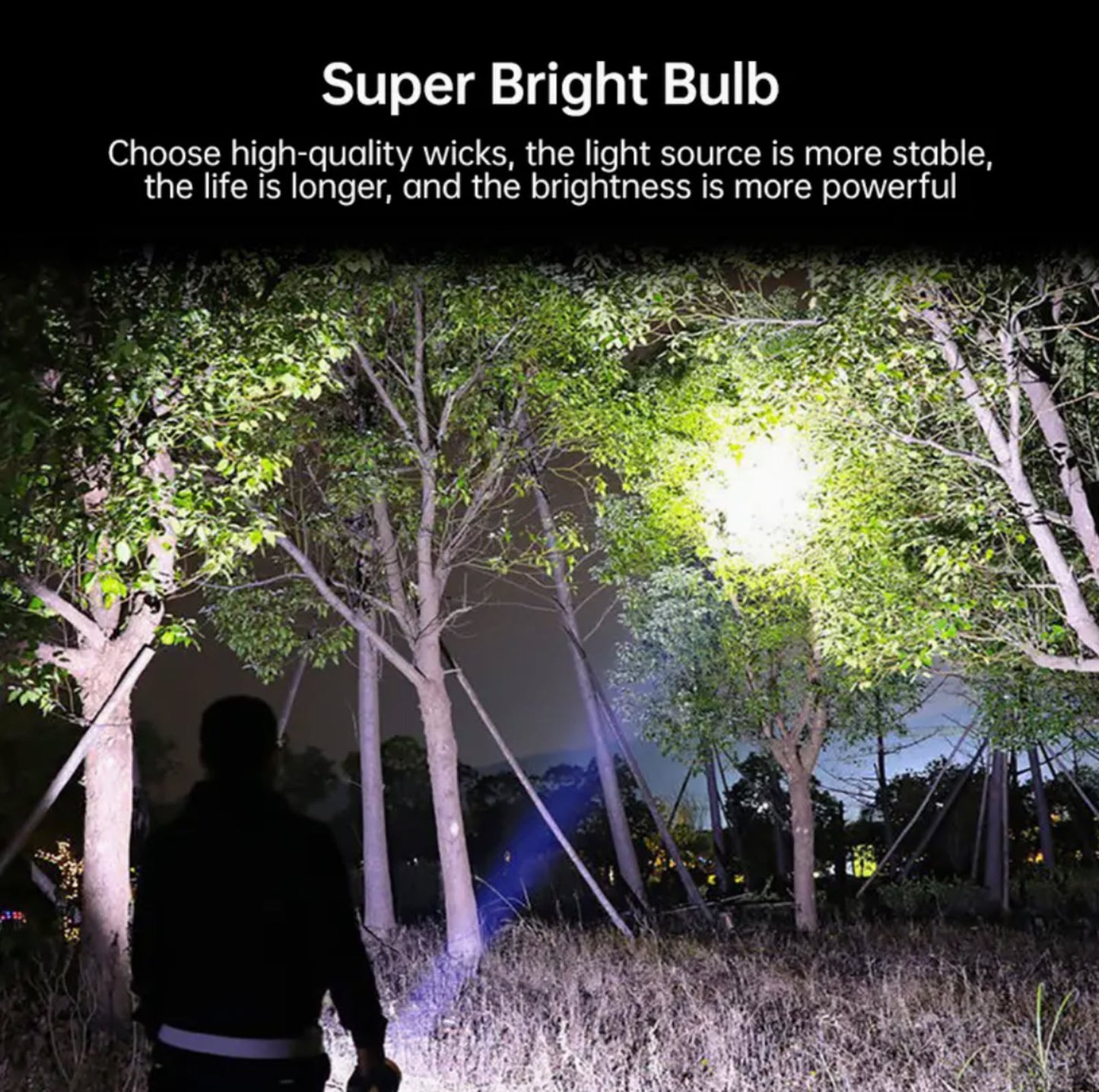 BCM ( KQ01868 ) High Power Handheld LED Flashlight USB Rechargeable 7-core Light