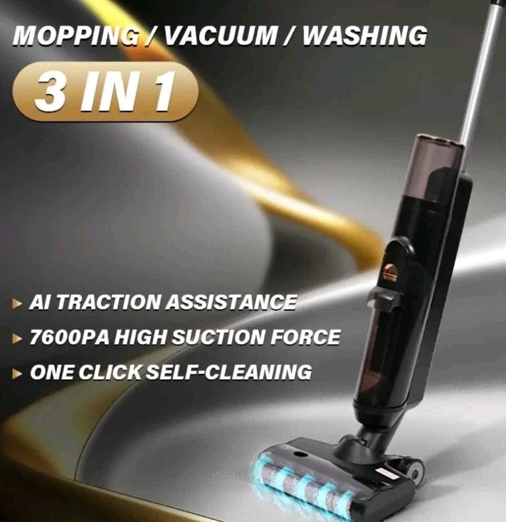 TurboClean Cordless Hard Floor Cleaner Mop and Wet/Dry Vacuum