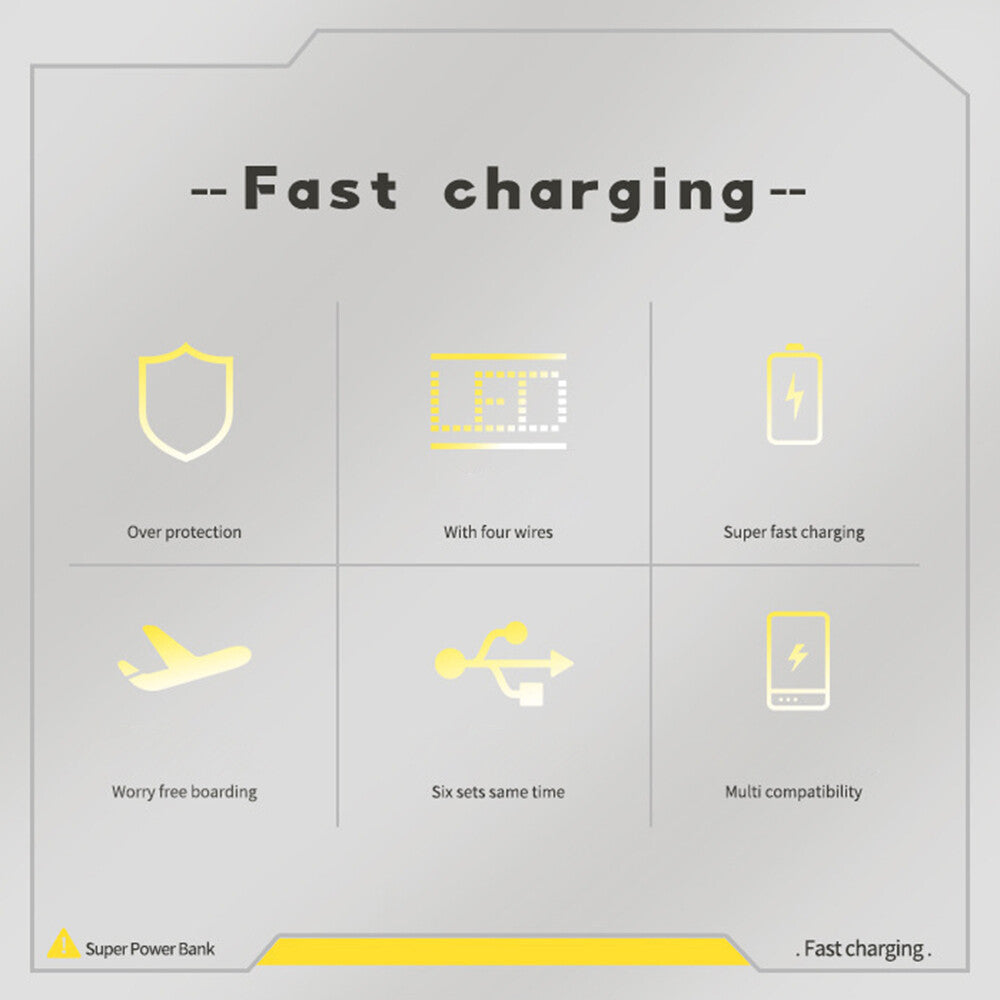 Dual USB Micro Type-C LED 10W Battery Charger DIY Power Bank Box Fast Charging
