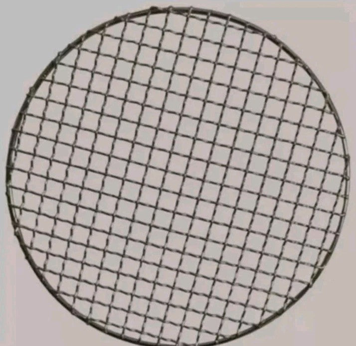 8 Inch Round Barbecue Grill Net Mesh Rack Grid Stainless Steel Grate Steam Net