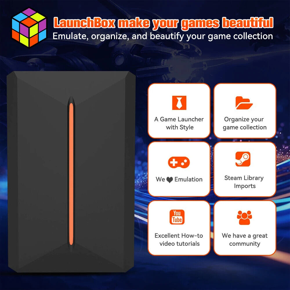 Gaming Hard Drive Disk Retro Game Console for PS4/PS3/PS2/WiiU/Wii/N64/ DC / PS1