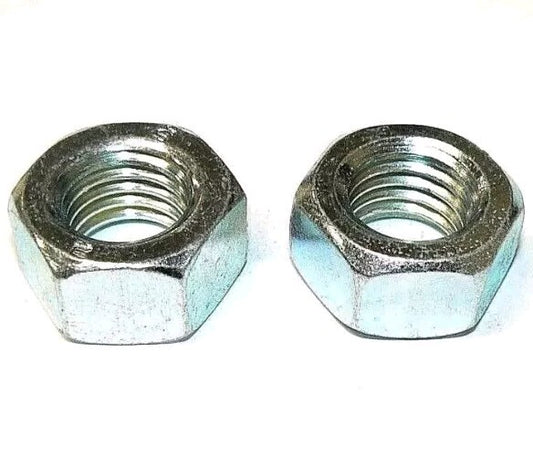 M18 x 2.5 Metric Hex Nuts - Class 8 - Zinc Plated - Lot of 10 Pcs.