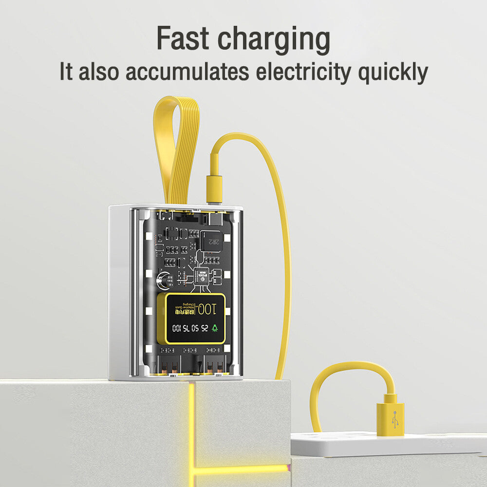 Dual USB Micro Type-C LED 10W Battery Charger DIY Power Bank Box Fast Charging