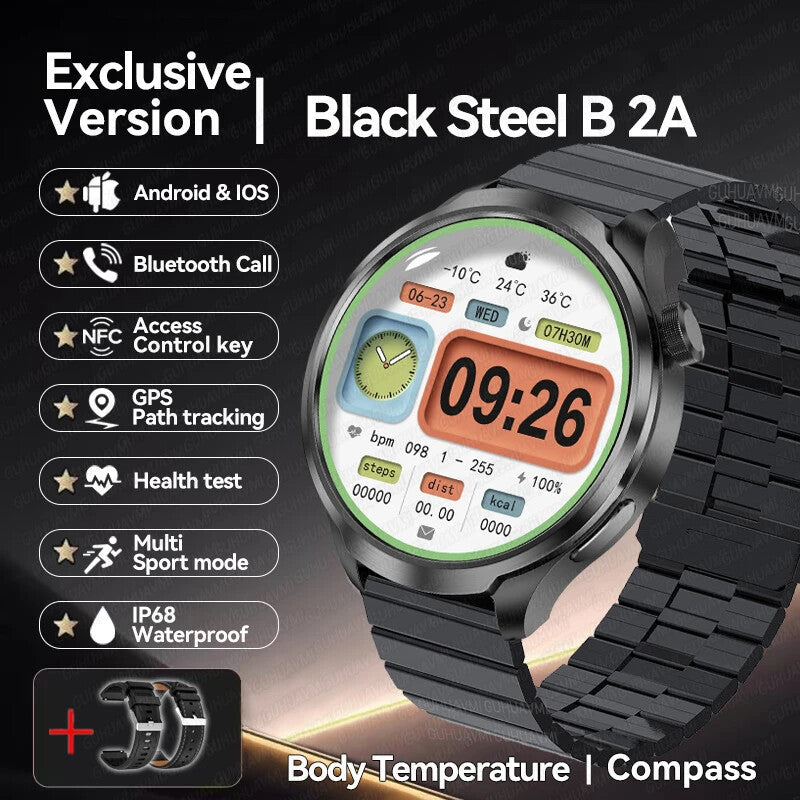 New HUAWEI GPS Sports smartwatch 1.85 AMOLED Screen Bluetooth Call SmartWatchs.