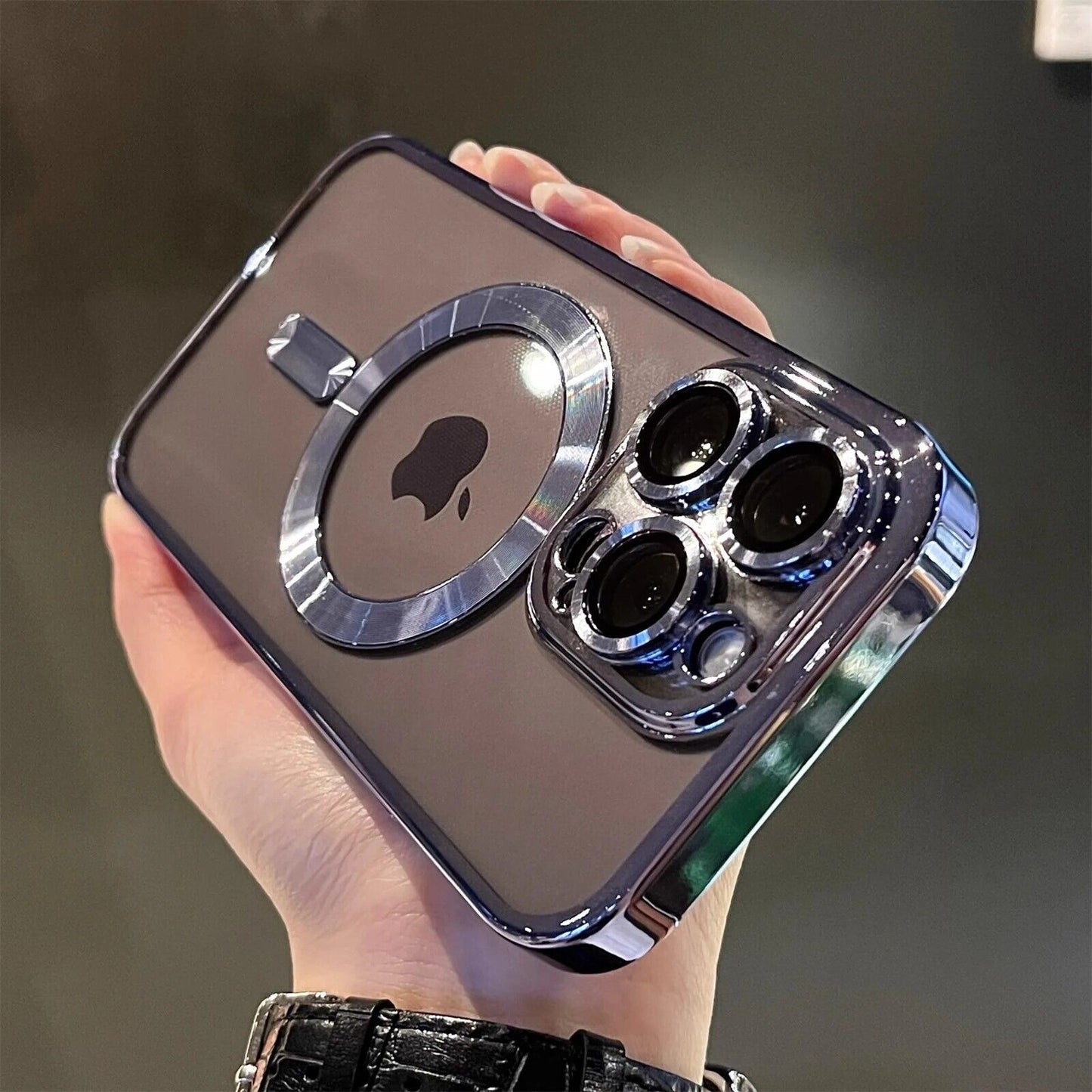 For iPhone 11 12 13 14 15 Pro Max Plus Shockproof Silicone Cover Wireless Case