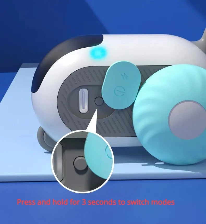 Remote Control Interactive Cat Car Toy USB Charging Chasing Automatic Self-movin