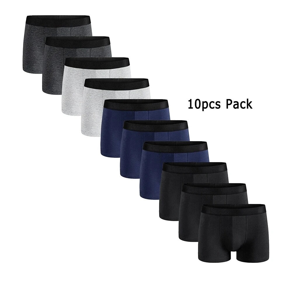 Calzoncillos Bóxer De Alta Elasticidad Para Hombre Ropa Interior Masculina