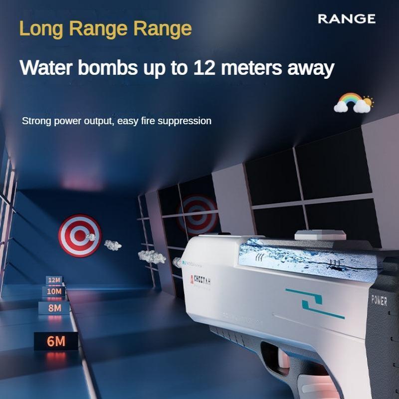 High Pressure Automatic Absorb Electric Water Gun Toy Summer Beach Water Gun Fig