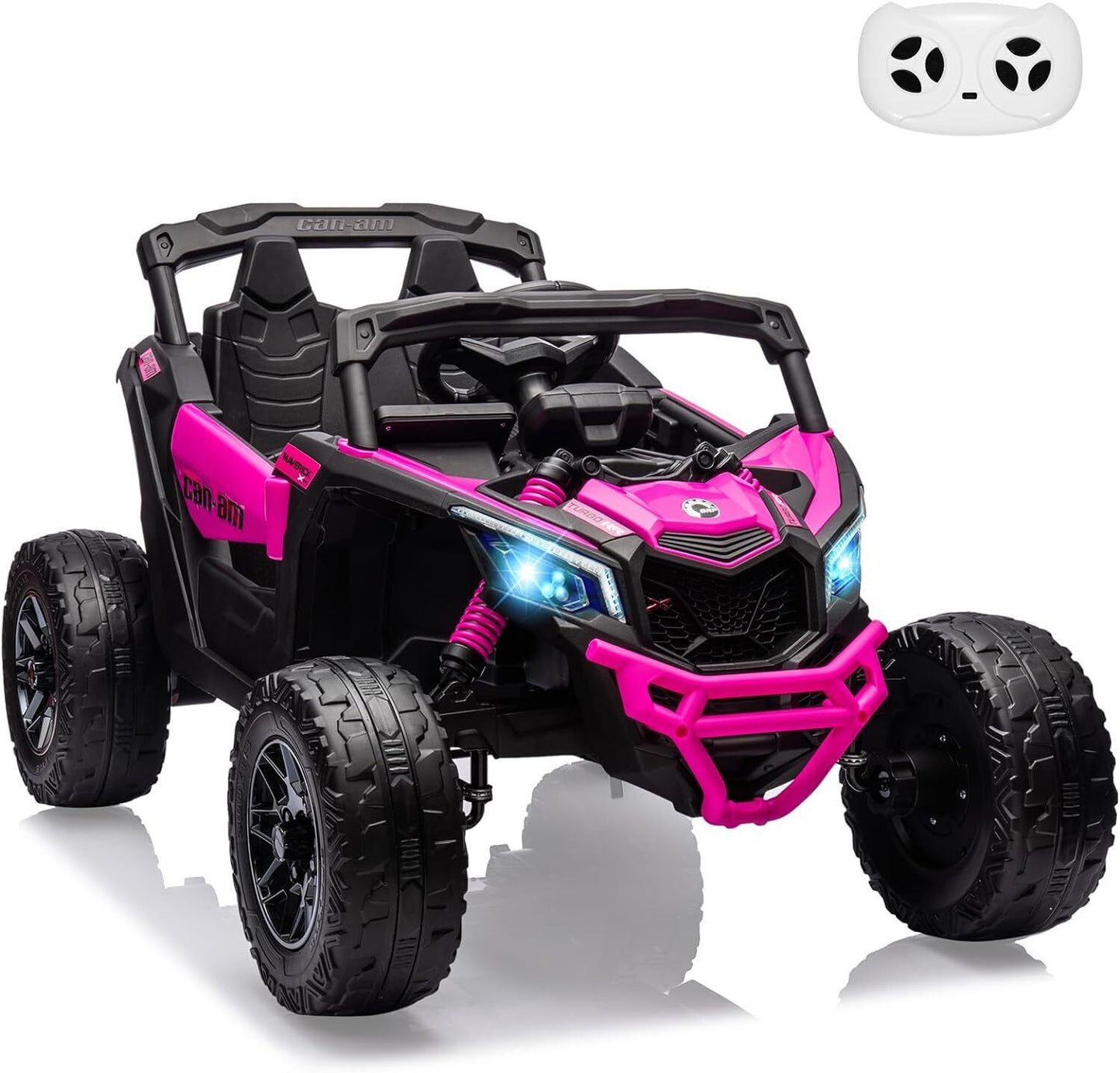 Can-Am Licensed 12V Ride on UTV Car for Kids Electric Fun Toys 4WD Off-Road Quad
