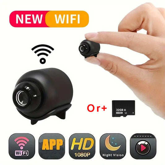 1080P Mini Camara Oculta Espia De Seguridad WiFi Inalambrica Con Audio y Video