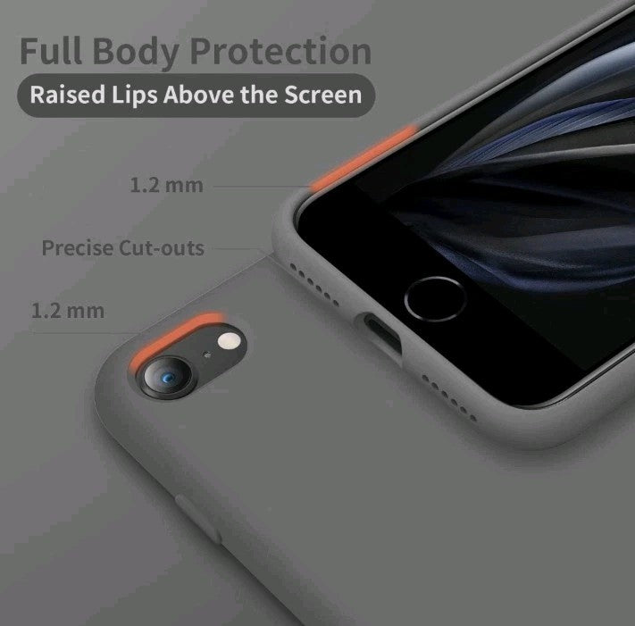iPhone SE Case 2022/2020, Designed for iPhone 7 8 Case, Silicone Ultra Slim