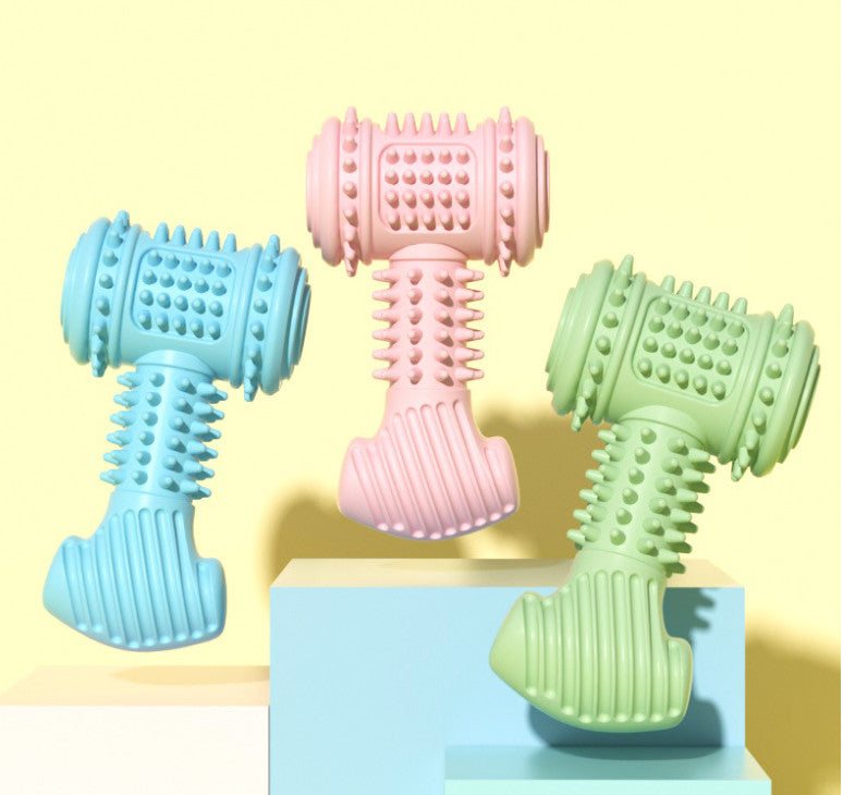 Dog Chew Toy Dogs Teeth Cleaning Toys Indestructible TPR Chewing Bite Resistant