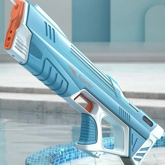 Automatic Electric High Pressure Water Gun W/ USB Charger For Kids & Adults